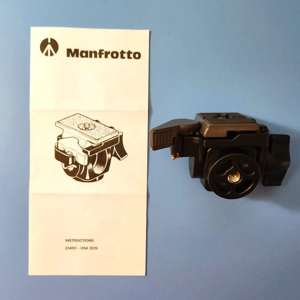 Manfrotto 234RC Swivel Tilt Monopod Head with Quick Release Camera Plate